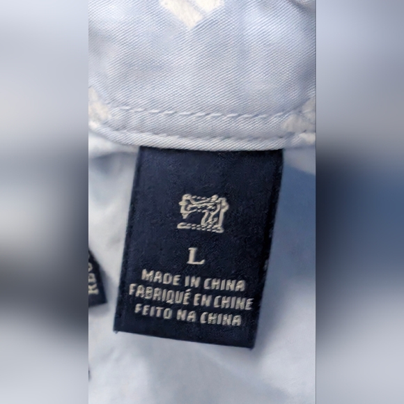 Scotch And Soda Long Sleeve Button Down Patterned Shirt, Large - Picture 11 of 15